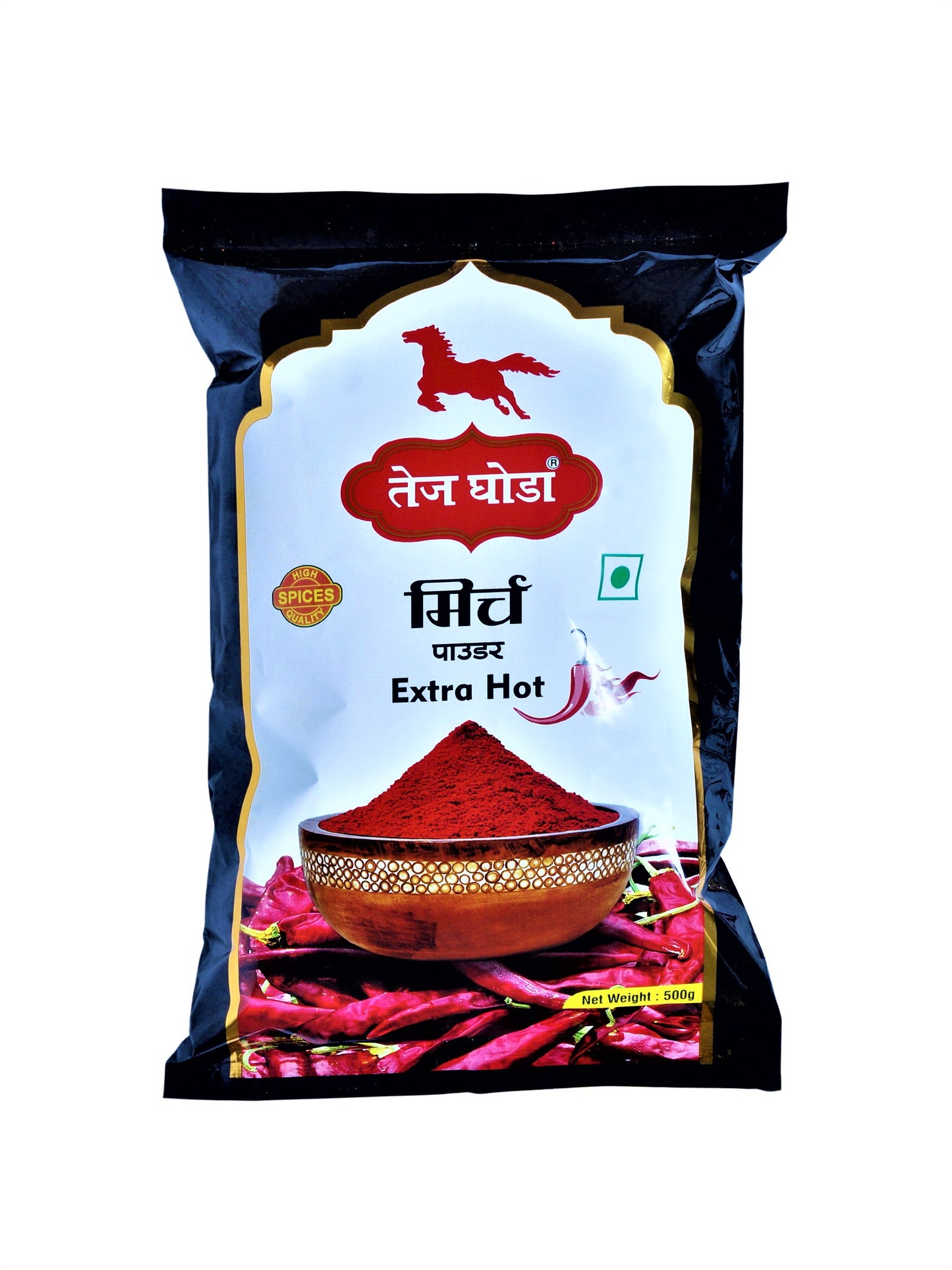 Tez Ghoda Extra Hot Chilli Powder Pouch